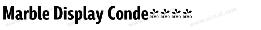 Marble Display Conde字体转换